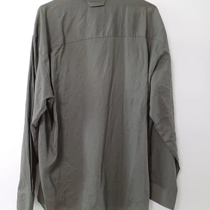 [BUNJANG] TNGT Linen Open Collar Shirt (105) / 남성 TNGT 오픈카라 린넨셔츠 (새상품.105)