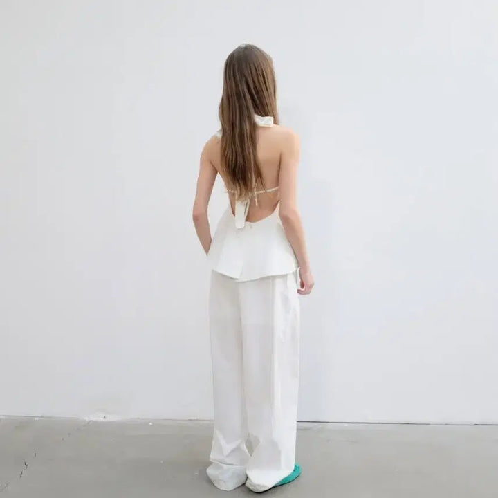 [BUNJANG] Yoon Se Halter Top Blouse / 새상품 // 윤세 홀터 탑 나시 블라우스