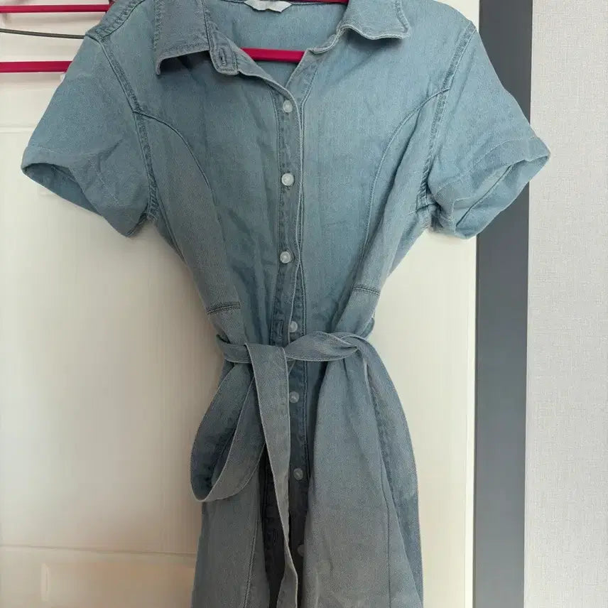 [BUNJANG] Roem Denim Midi Dress / 로엠 청 데님 원피스