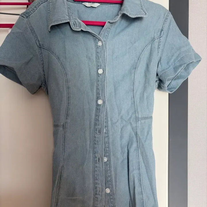 [BUNJANG] Roem Denim Midi Dress / 로엠 청 데님 원피스