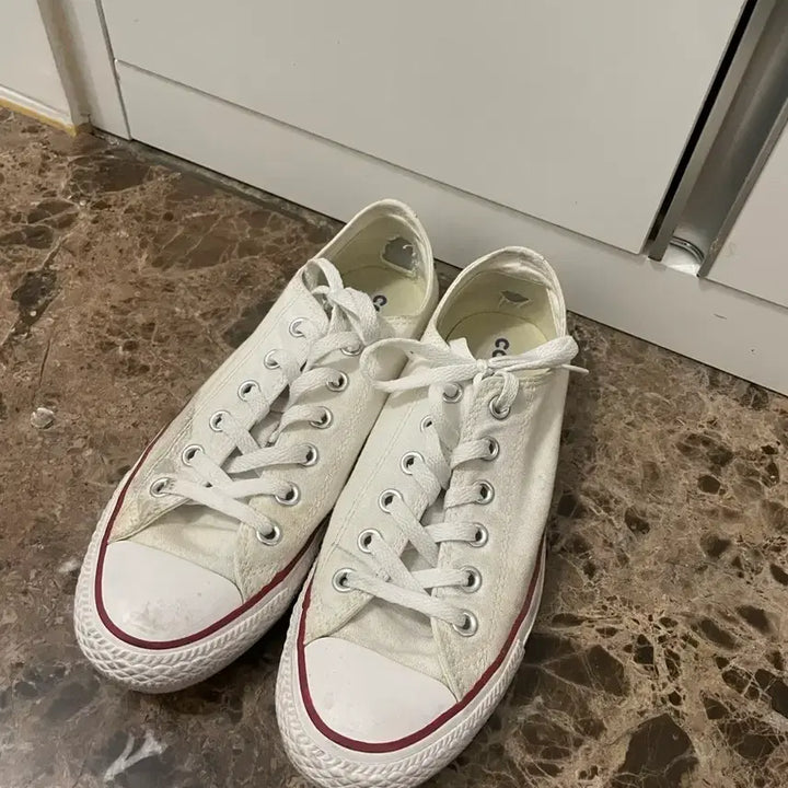 [BUNJANG] Converse Chuck Taylor White Sneakers / 컨버스 척테일러 흰색 255