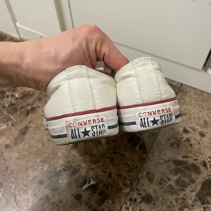 [BUNJANG] Converse Chuck Taylor White Sneakers / 컨버스 척테일러 흰색 255