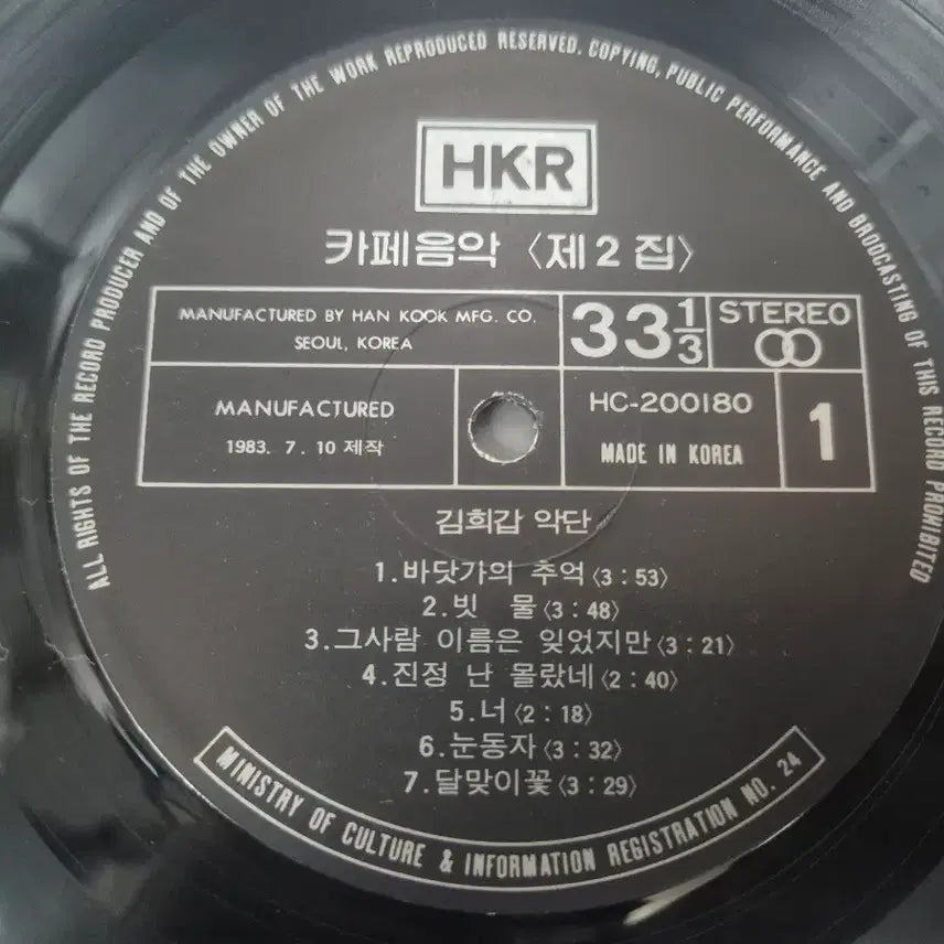 [BUNJANG] Cafe Music LP Record / 카폐음악 LP판