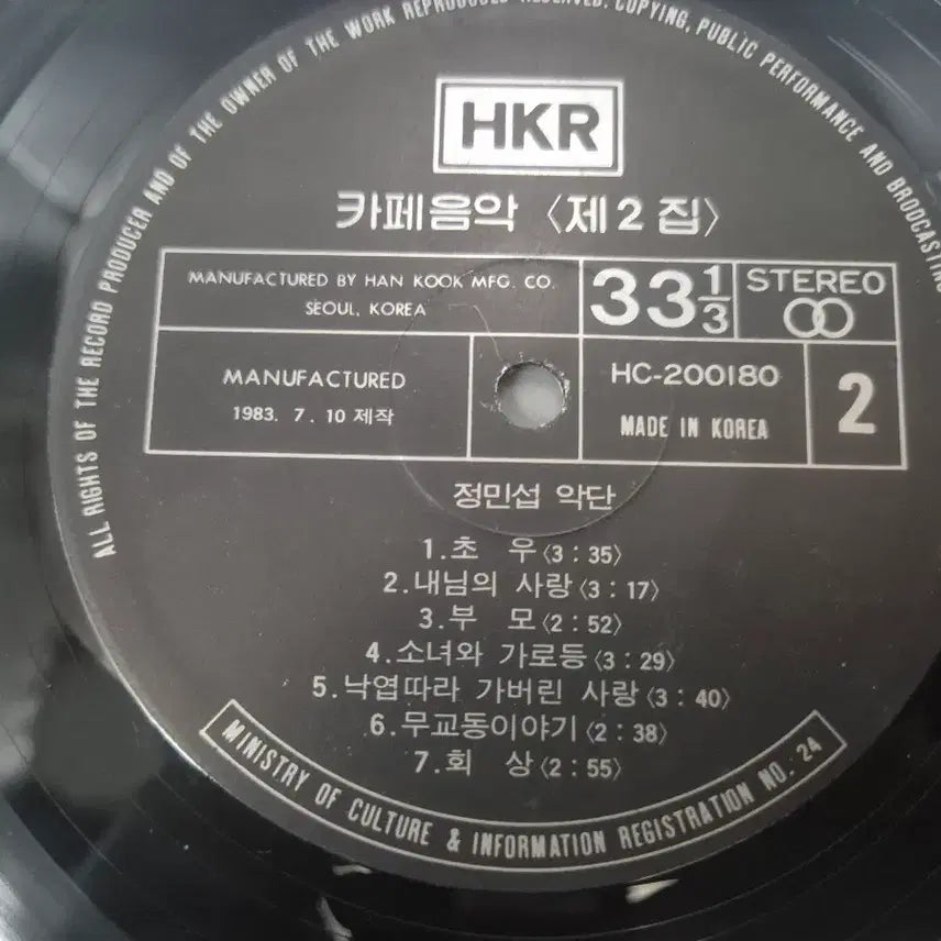 [BUNJANG] Cafe Music LP Record / 카폐음악 LP판
