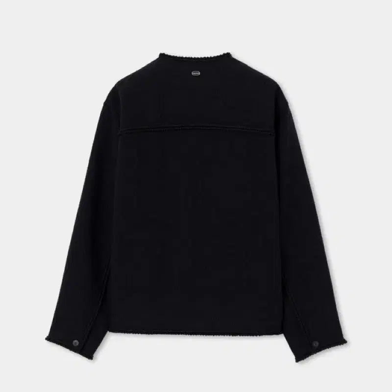 [SOLD OUT] [50] 솔리드옴므 블랙 라운드넥 트위드 자켓