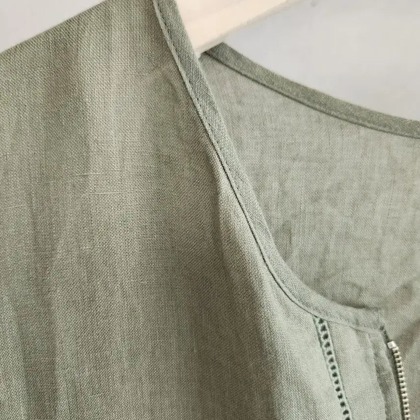 [BUNJANG] List Lace Punching Linen Summer Jacket / 리스트 레이스 펀칭 린넨 여름 쟈켓
