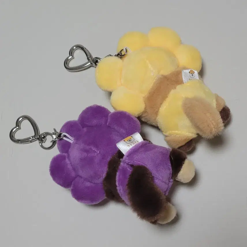 [BUNJANG] Rattosang Sunflower Tulip Flower Keyring Doll / 랏코상 키링 인형 열쇠고리 해바라기 튤립 꽃