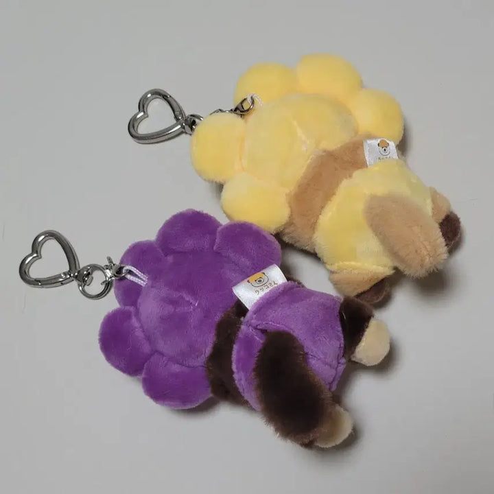 [BUNJANG] Rattosang Sunflower Tulip Flower Keyring Doll / 랏코상 키링 인형 열쇠고리 해바라기 튤립 꽃