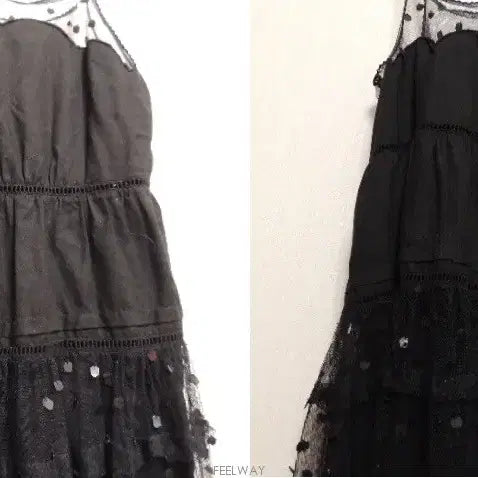 [BUNJANG] Vintage Pink Chiffon Jacket and See By Chloe Sequin Dress Set / 빈티지 꽃분홍 시폰 쟈켓이랑 See By Chloe 스팽클 원피스 /세트