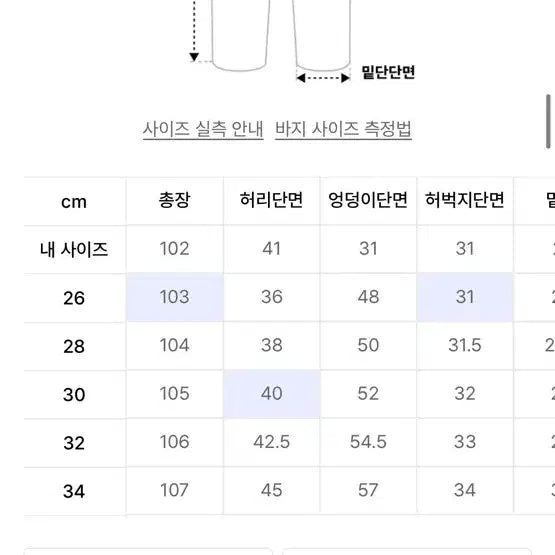 [BUNJANG] Dekete Semi-Wide Jeans 30 / 데케트 세미와이드 청바지 30