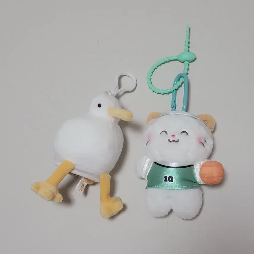 [BUNJANG] Basketball Kiwi Bird Plush Keyring / 농구 스포츠 고양이 키위새 인형 키링