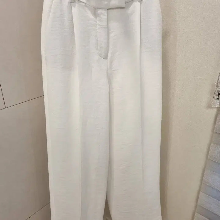 [BUNJANG] ZARA Straight White Slacks / 자라 스트레이트 화이트 슬랙스