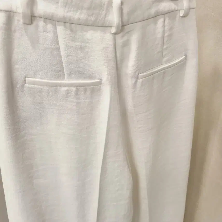 [BUNJANG] ZARA Straight White Slacks / 자라 스트레이트 화이트 슬랙스