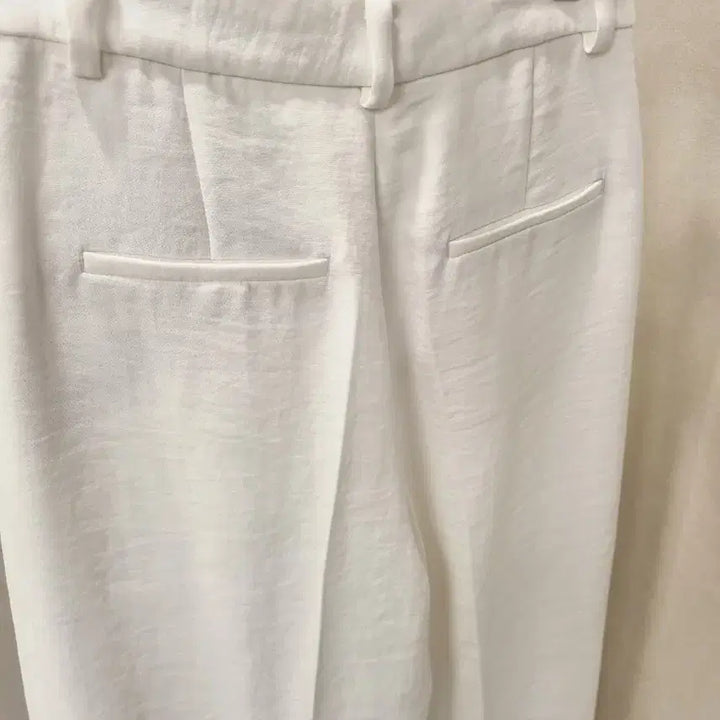 [BUNJANG] ZARA Straight White Slacks / 자라 스트레이트 화이트 슬랙스