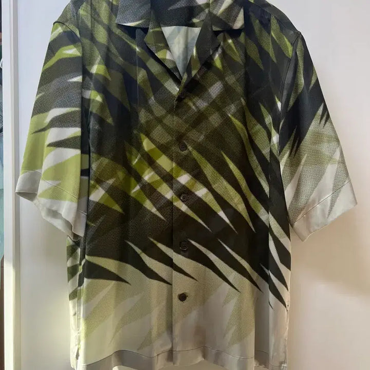 [BUNJANG] Dries Van Noten Pattern Short Sleeve Shirt / 드리스 반 노튼 패턴 반팔 셔츠