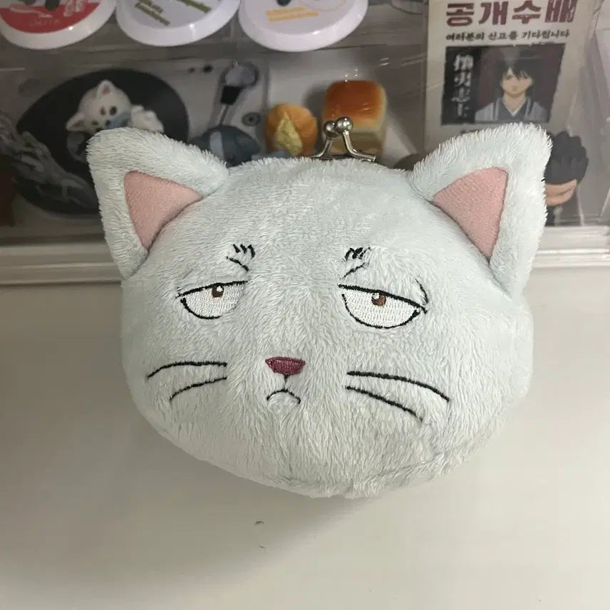[BUNJANG] Gintama Gintoki Ginyan Coin Pouch / 은혼 긴토키 긴냥이 동전 지갑 판매