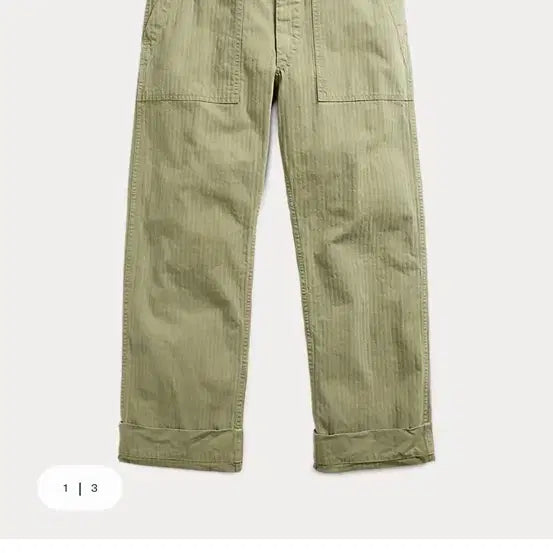 [SOLD OUT] RRL 헤링본 팬츠 브루스터 그린 32-32