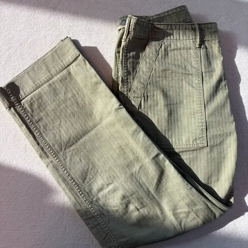 [SOLD OUT] RRL 헤링본 팬츠 브루스터 그린 32-32