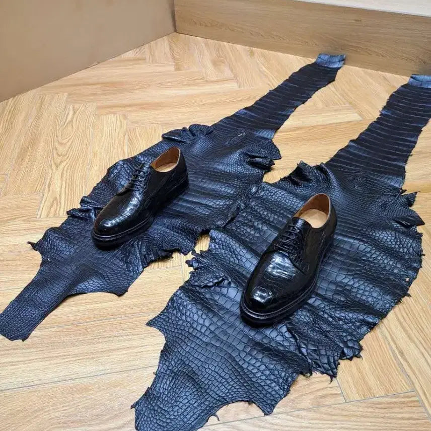[SOLD OUT] 리얼 악어가죽 H벨트