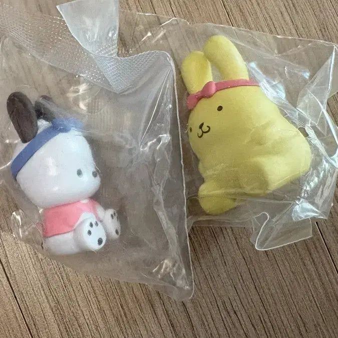 [BUNJANG] Sanrio Pochacco &amp; Pompompurin Rabbit Plush Bundle Set / 산리오 토끼로 변신 포차코 폼폼푸린 일괄