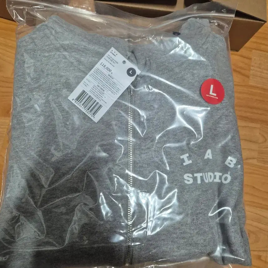 [SOLD OUT] 아이앱 아이앱스튜디이오 후드집업 그레이 L사이즈