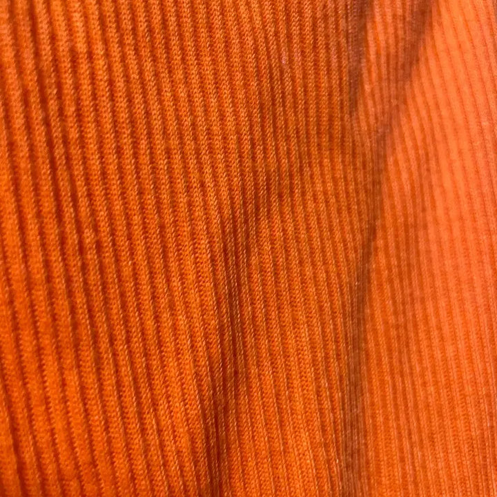 [BUNJANG] Orange Ribbed Sleeveless Dress / 오렌지 립 골지 나시원피스 새상품