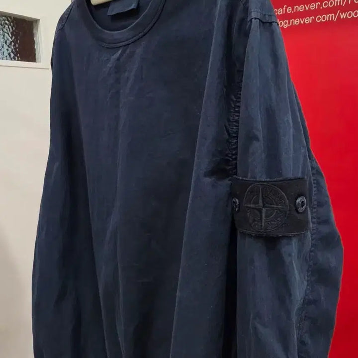 [BUNJANG] Stone Island Ghost Piece Navy M Crewneck / 스톤아일랜드 고스트피스 맨투맨 네이비M