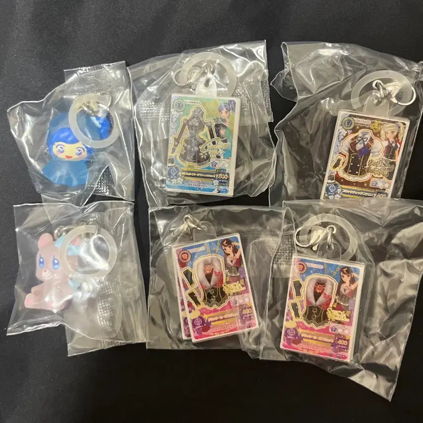 [BUNJANG] Aikatsu! Aoi, Marine, Yurika, Soliel Charms Bundle Set / 아이엠스타 아이카츠 메지루시 아오이마린 유리카보라란 솔레이유 이치제네
