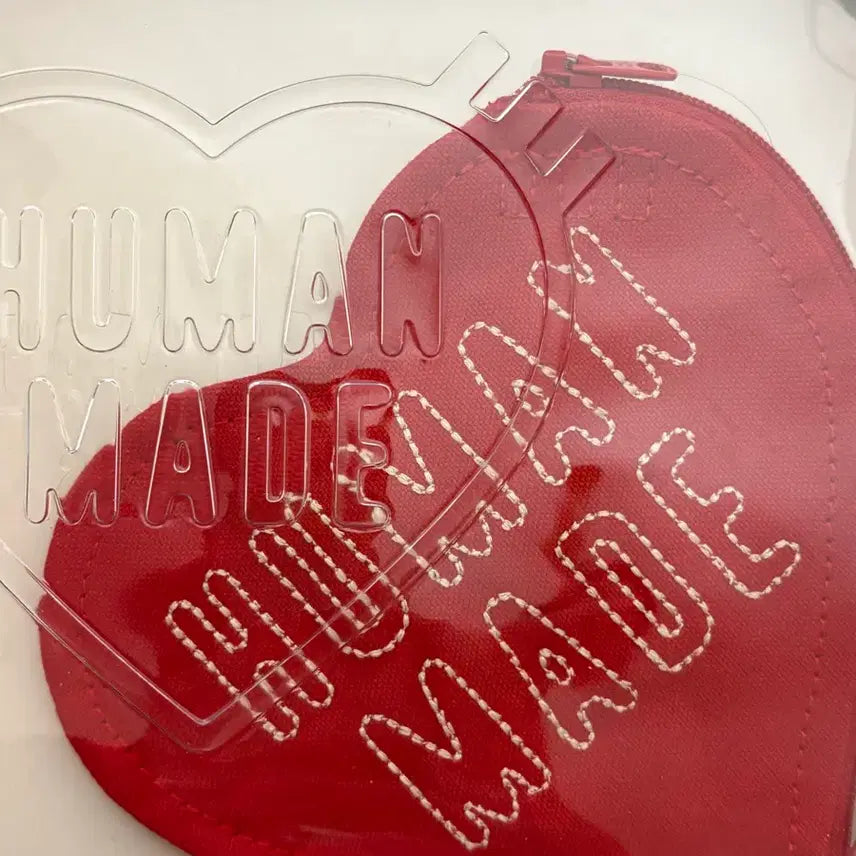 [BUNJANG] Human Made Clear Mini Crossbody Bag Heart Pouch / [정품/인기템] 휴먼메이드 클리어 미니 크로스백 하트 파우치