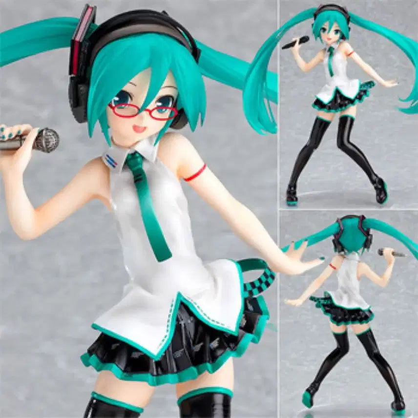 [BUNJANG] Hatsune Miku LAT Ver. Figure Glasses Miku / 하츠네 미쿠 lat식 피규어 안경미쿠 고전 미소녀