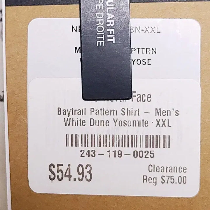 [BUNJANG] The North Face Baitrail Pattern Shirt Men&