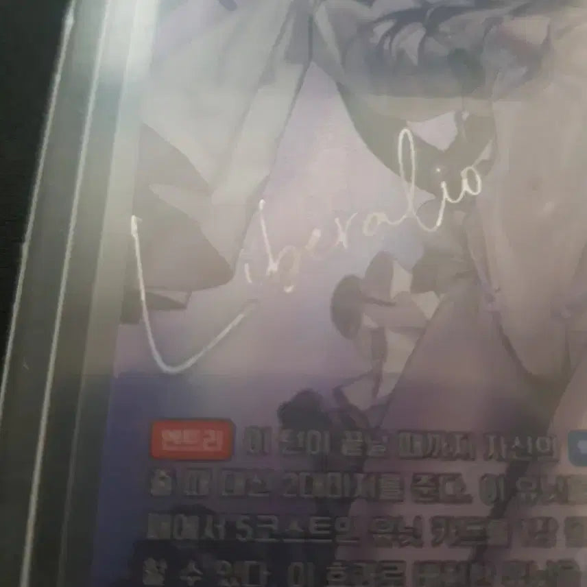 [BUNJANG] Libre Relio Nikke Nibel Arena SPR Autograph Card ST01-013 / 리버렐리오 니케 니벨아레나 SPR 싸인 카드 ST01-013