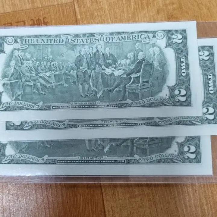 [BUNJANG] Lucky Birthday $2 Bills (3 Uncirculated Notes) / 행운의 2달러 생일 지폐 3매 미사용