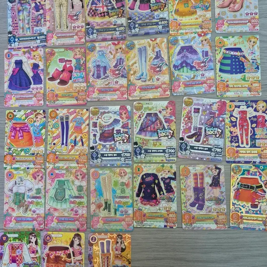[SOLD OUT] 아이엠스타 아이카츠 한판+일판 카드 조각 일괄