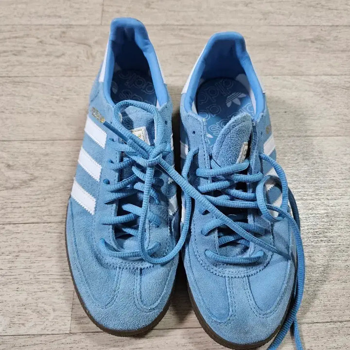 [BUNJANG] Adidas Samba Suede Sky Blue Sneakers / 아디다스 삼바 스웨이드 스카이 블루 운동화