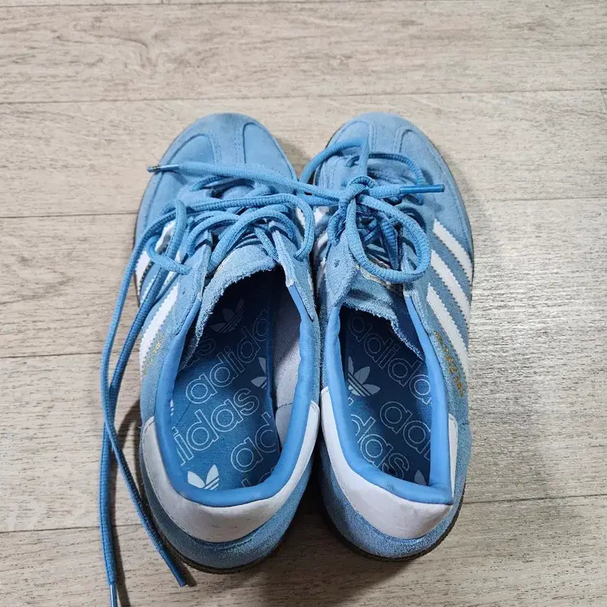 [BUNJANG] Adidas Samba Suede Sky Blue Sneakers / 아디다스 삼바 스웨이드 스카이 블루 운동화