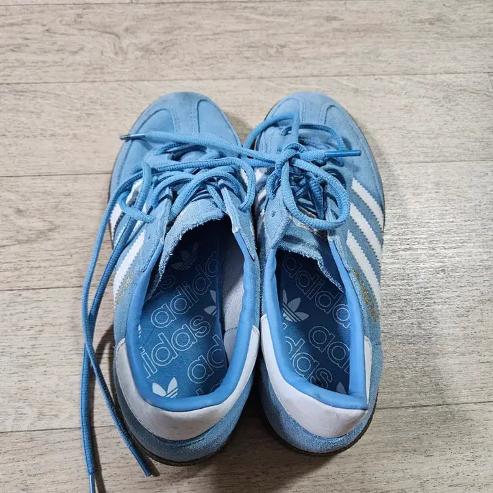 [BUNJANG] Adidas Samba Suede Sky Blue Sneakers / 아디다스 삼바 스웨이드 스카이 블루 운동화