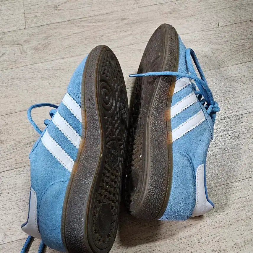 [BUNJANG] Adidas Samba Suede Sky Blue Sneakers / 아디다스 삼바 스웨이드 스카이 블루 운동화