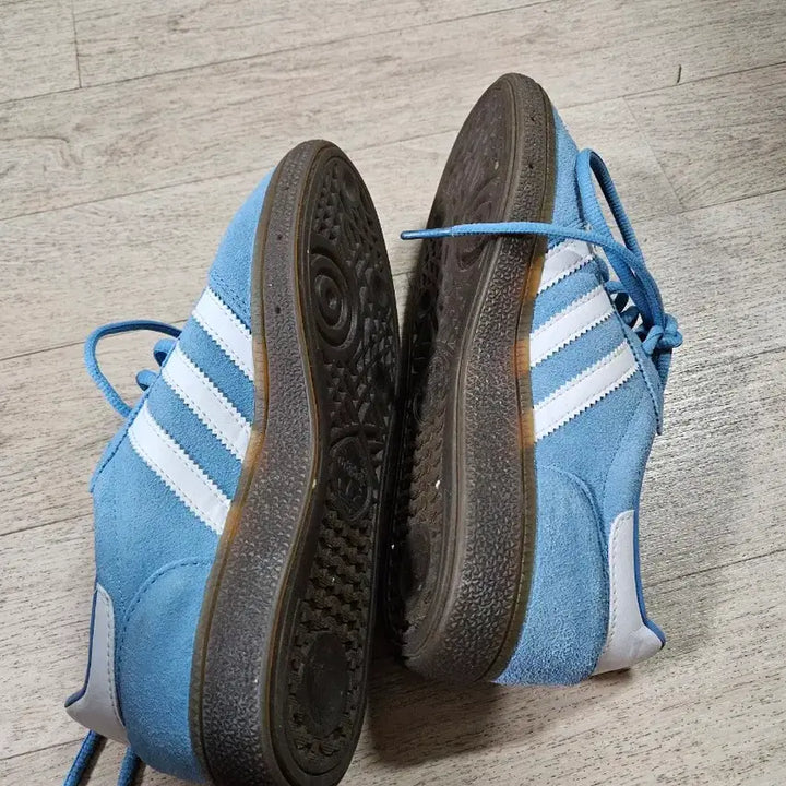 [BUNJANG] Adidas Samba Suede Sky Blue Sneakers / 아디다스 삼바 스웨이드 스카이 블루 운동화