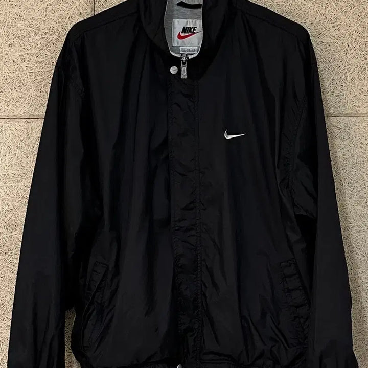 [BUNJANG] Nike Vintage 90s White Swoosh Windbreaker Jacket / 나이키 빈티지 90s 바람막이 화이트 스우시 자켓