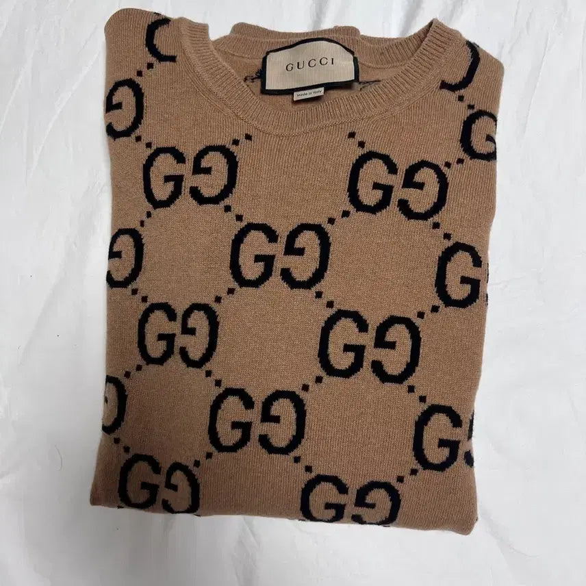 [BUNJANG] Gucci Jacquard Knit Sweater / 구찌 자카드 니트 l