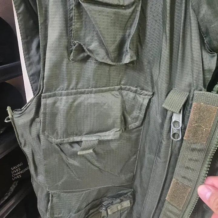 [BUNJANG] Military Flight Vest / 수납이 편리한 밀리터리 플라이트 조끼예요