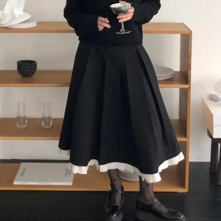 [BUNJANG] Aulait Cedric Pleated Skirt (S Size) / (새상품)Aulait(샵오레)cedric 플리츠 스커트 (S사이즈)