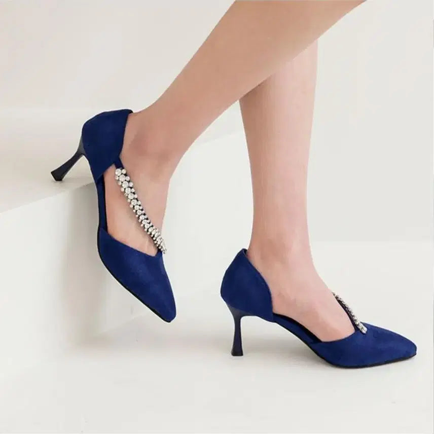 [BUNJANG] Boga Genua Suede Stiletto Heels / 보가 제누아 스웨이드 스틸레토 힐 -7cm