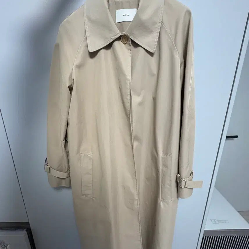 [BUNJANG] Moibin Beige Trench Coat / 모아빈moibin 트렌치코트