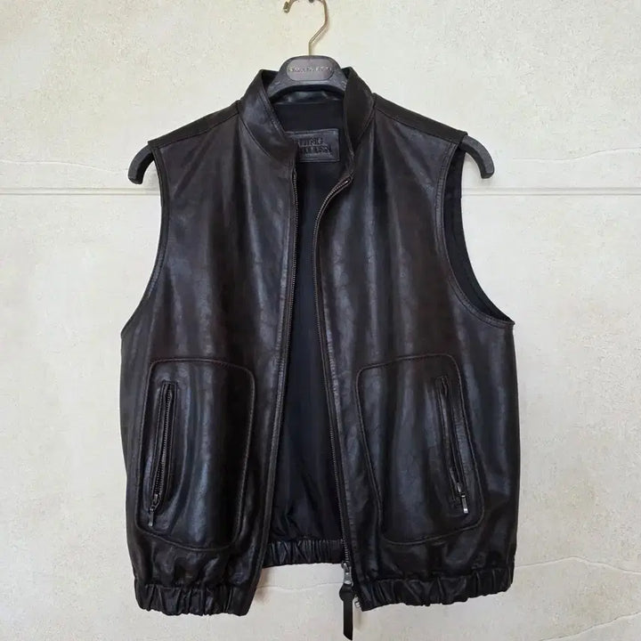 [BUNJANG] Nothing Written Heritage Leather Vest (Dark Mocha) / 낫띵리튼 Heritage Leather Vest(Dark Mocha)