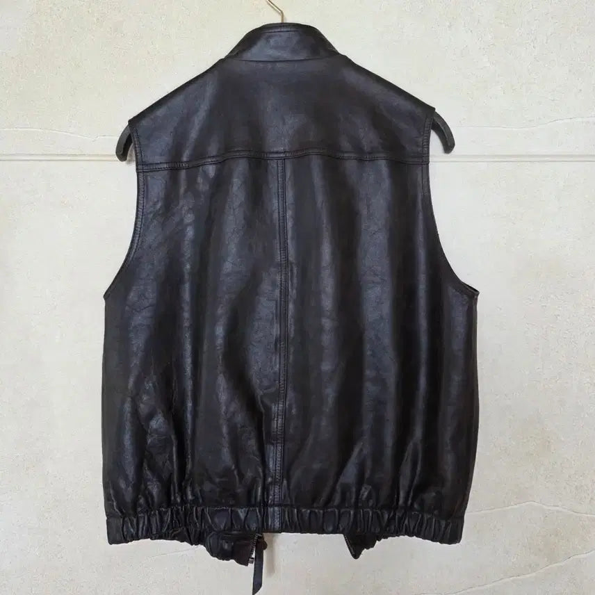 [BUNJANG] Nothing Written Heritage Leather Vest (Dark Mocha) / 낫띵리튼 Heritage Leather Vest(Dark Mocha)