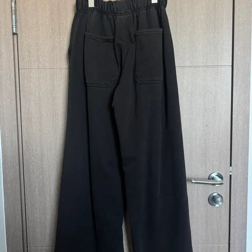 [BUNJANG] Polytelu 1011 Fatigue Sweatpants / 1) 폴리테루 1011 퍼티그 스웨트팬츠 1.2v 블리치드 블랙