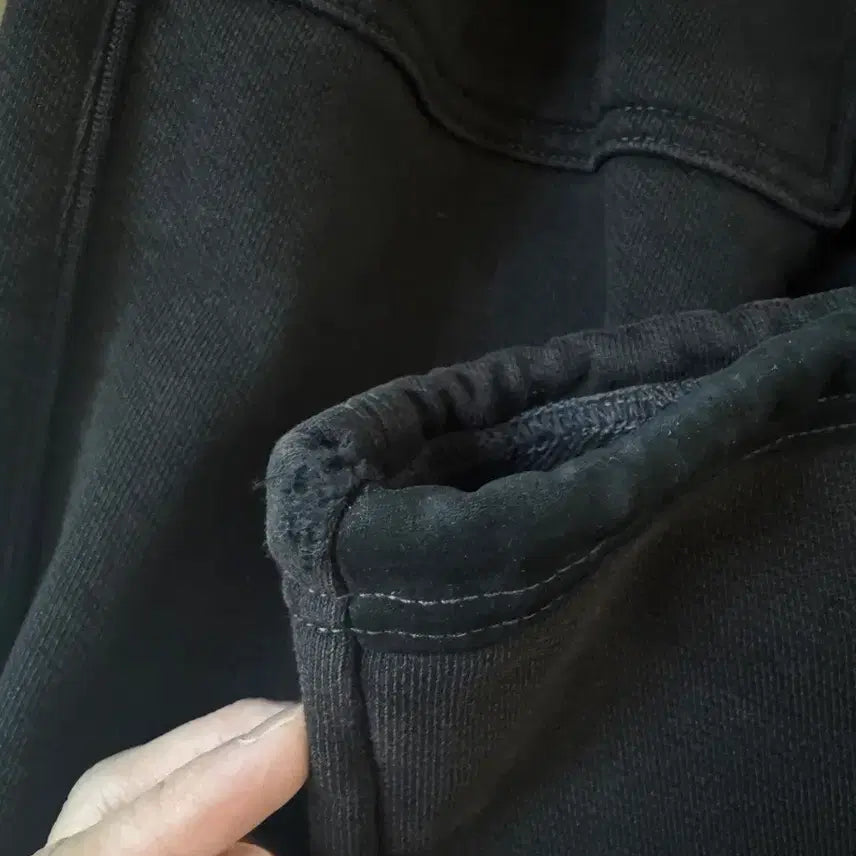 [BUNJANG] Polytelu 1011 Fatigue Sweatpants / 1) 폴리테루 1011 퍼티그 스웨트팬츠 1.2v 블리치드 블랙