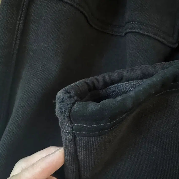 [BUNJANG] Polytelu 1011 Fatigue Sweatpants / 1) 폴리테루 1011 퍼티그 스웨트팬츠 1.2v 블리치드 블랙